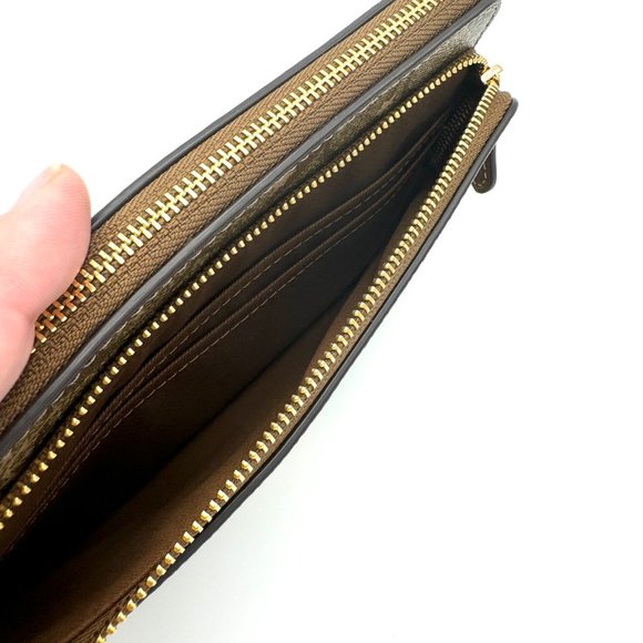 3317 COACH DOUBLE ZIP WALLET - Picture 4 of 8